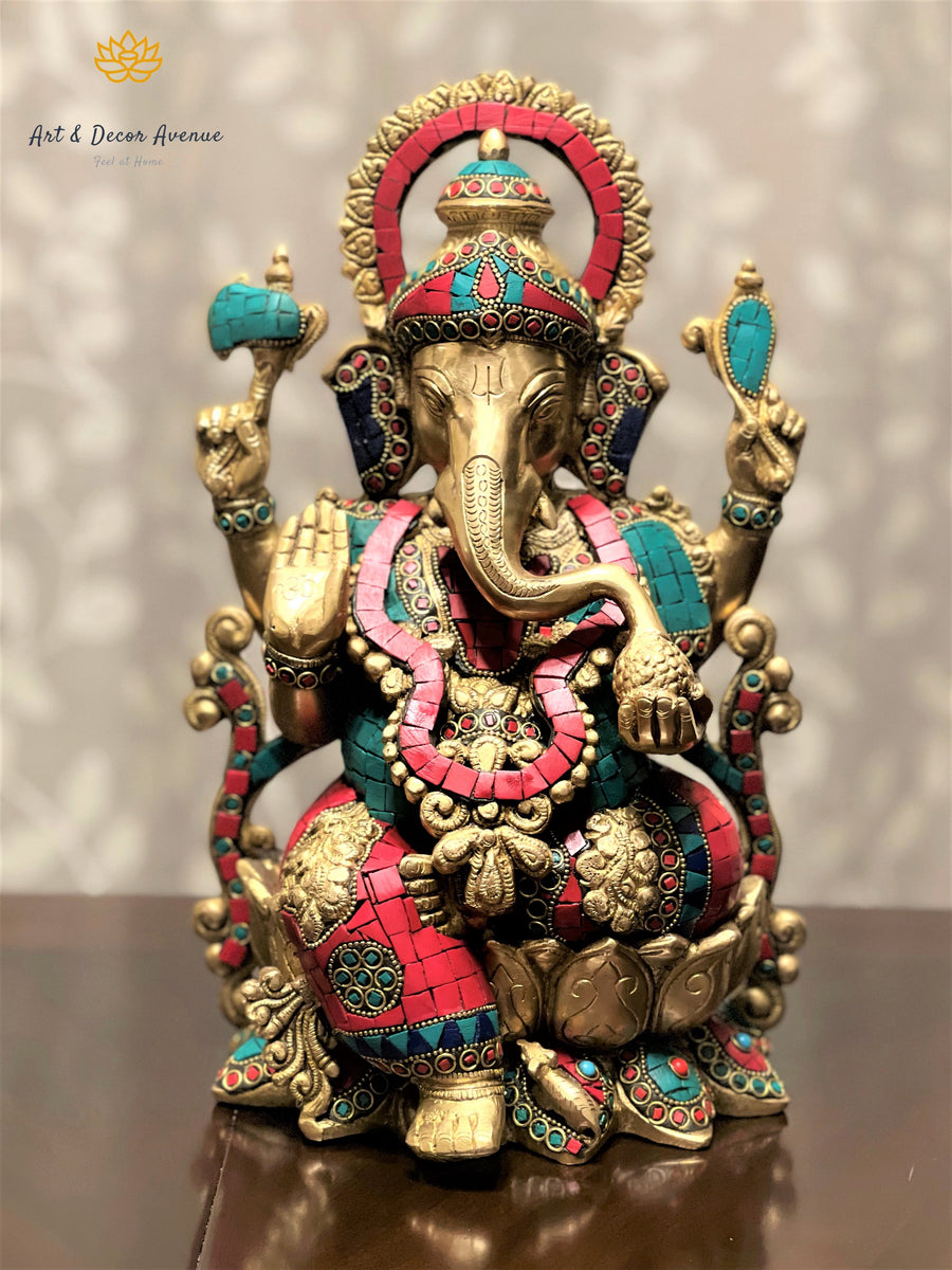 Lotus Ganesha – Art & Decor Avenue